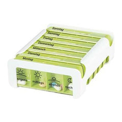 ANABOX 7 Days COMPACT - yellow-green
