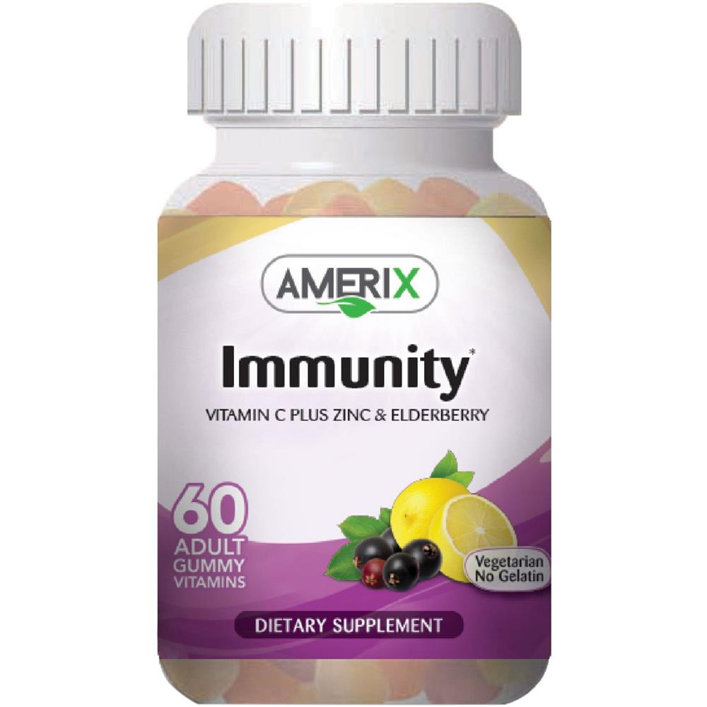 Immunity Vitamins - Lemon - 60 Adult Gummies