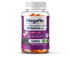 Megarix Melatonin Gummies with 2.5mg for kids- 60 Gummies