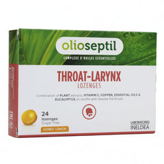 Oliseptil Manuka Honey lemon-Throat Larynx - 24 Lozenges