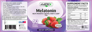 Melatonin 5mg - 60 Adult Gummy