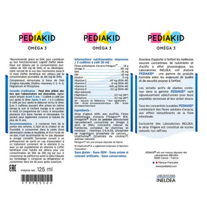 OMEGA 3 SYRUP- Rich in DHA, essential to brain functions -  125ml